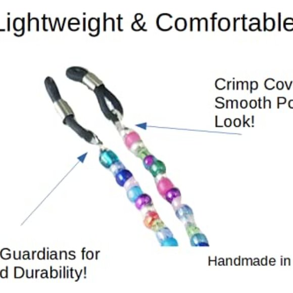 Jewel Tone Mix~Eyeglass/Sunglass Holder - Picture 4 of 5